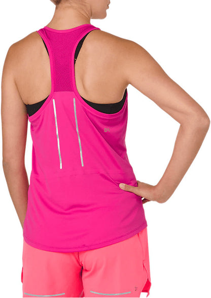 Asics Lite-Show Womens Running Vest Tank Top - Pink