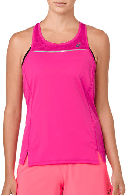 Asics Lite-Show Womens Running Vest Tank Top - Pink