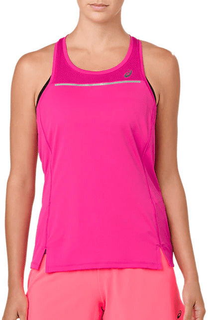 Asics Lite-Show Womens Running Vest Tank Top - Pink