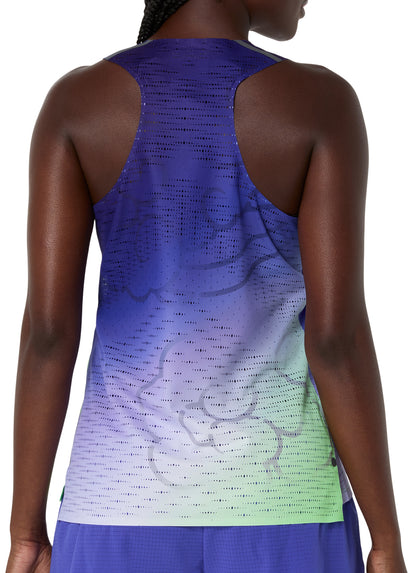 Asics MetaSpeed Womens Running Vest Tank Top - Blue