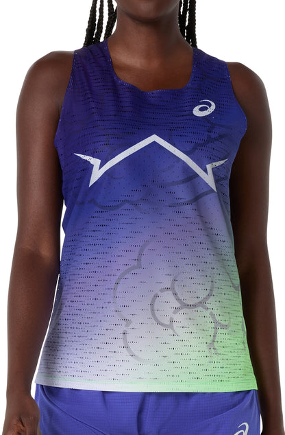 Asics MetaSpeed Womens Running Vest Tank Top - Blue