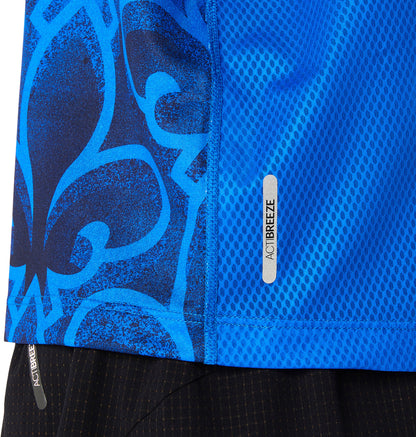 Asics Nation Womens Running Vest Tank Top - Blue