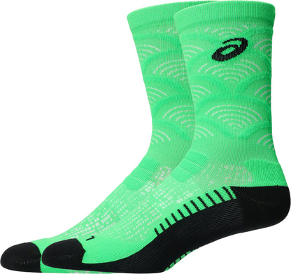 Asics Performance Crew Running Socks - Green