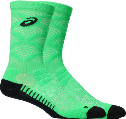 Asics Performance Crew Running Socks - Green