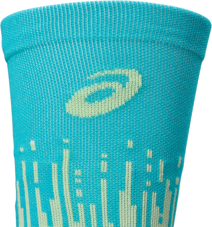 Asics Performance Crew Running Socks - Green