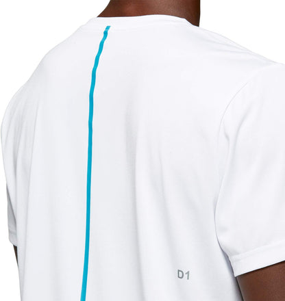 Asics Solution Dye GPX Short Sleeve Mens Running Top - White