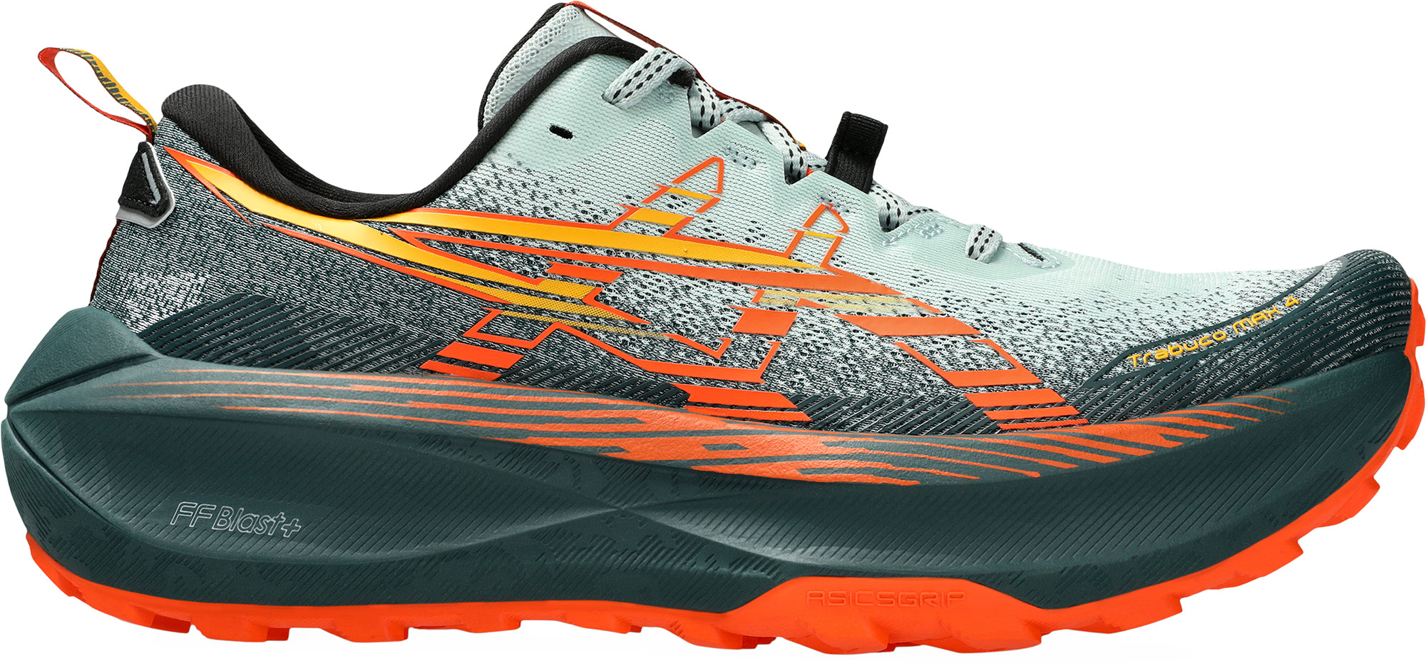 Asics Trabuco Max 4 Mens Trail Running Shoes - Green – Start Fitness
