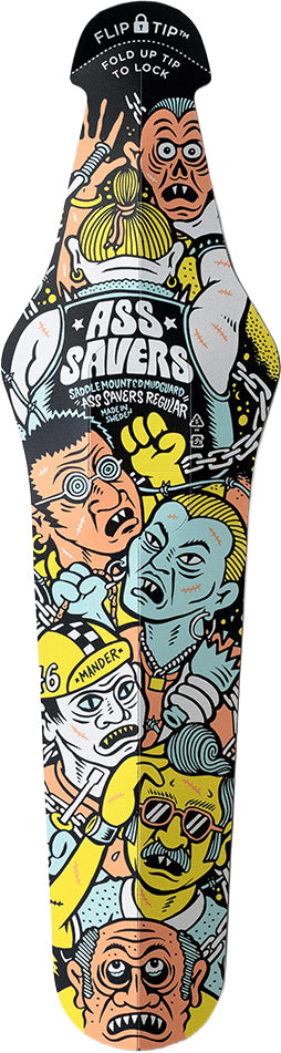 Ass Savers Regular Rear Mudguard - Black