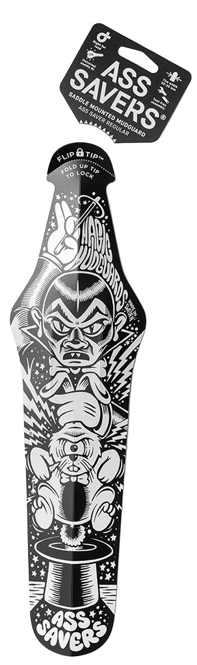 Ass Savers Regular Rear Mudguard - Black