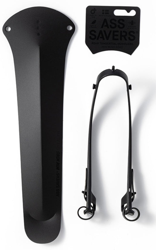 Ass Savers Win Wing 2 Road Rear Mudguard - Stealth Black