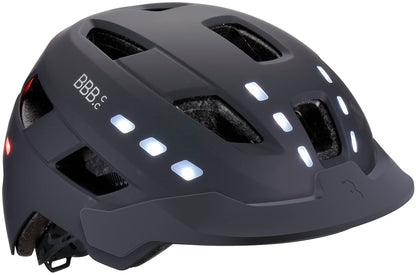 BBB District Cycling Helmet With LED Light - Black