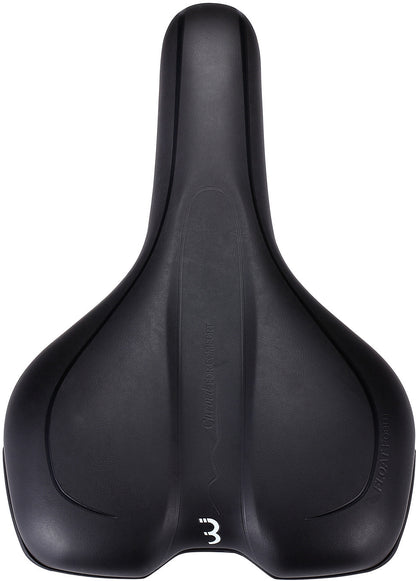 BBB Meander Active Cycling Saddle - Black