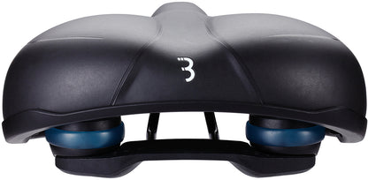 BBB Meander Upright Cycling Saddle - Black