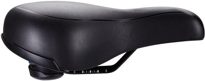 BBB Meander Upright Cycling Saddle - Black