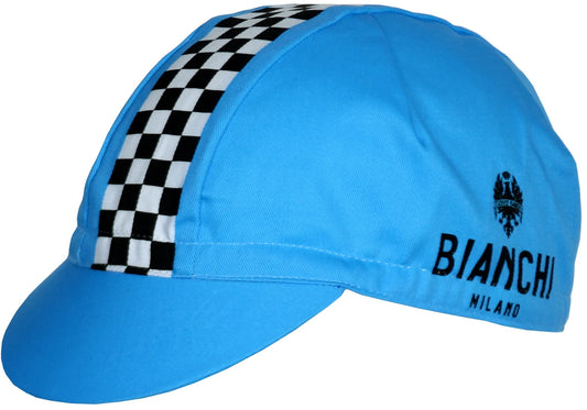 Nalini Bianchi Neon Cotton Cycling Cap - Blue