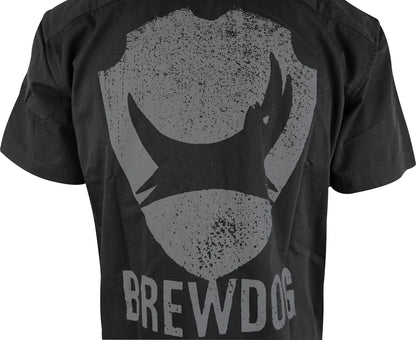 Brewbog Brewery Short Sleeve Mens Shirt - Black