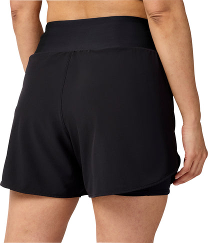 Brooks 5 Inch Chaser 2 In 1 Womens Running Shorts - Black
