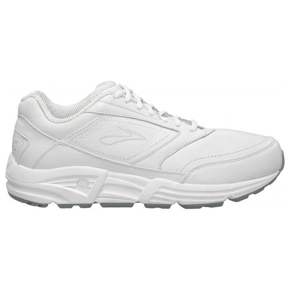 Brooks Addiction Walker NARROW FIT (B) Mens Walking Shoes - White ...