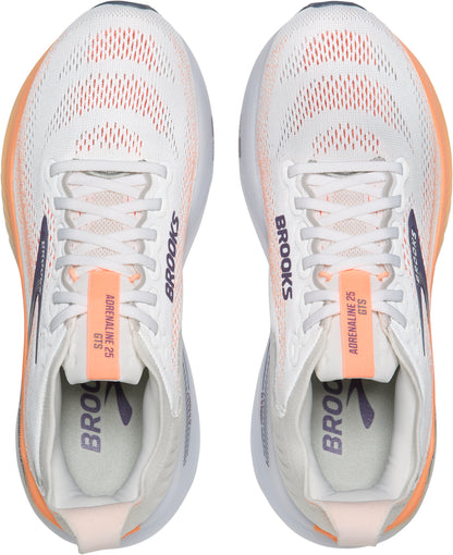 Brooks Adrenaline GTS 25 Womens Running Shoes - White