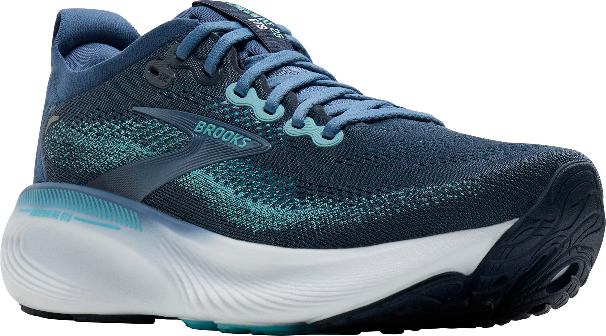 Brooks Adrenaline GTS 25 WIDE FIT Mens Running Shoes - Blue