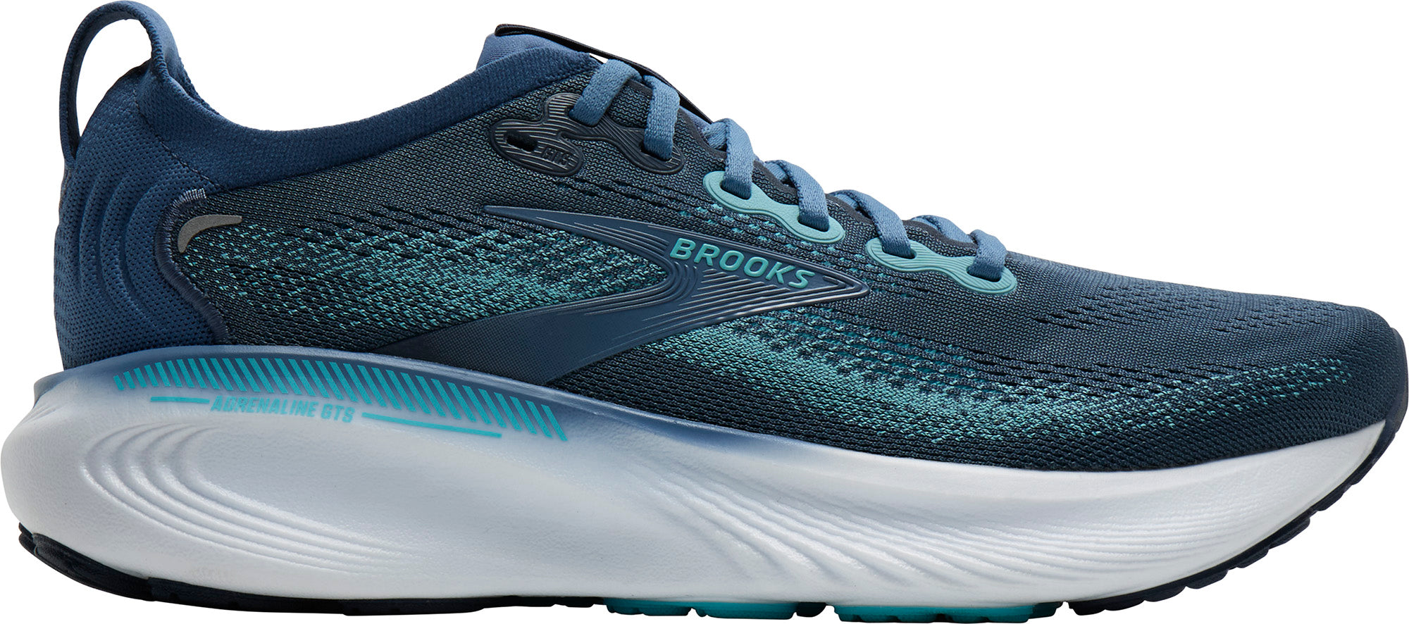 Brooks Adrenaline GTS 25 WIDE FIT Mens Running Shoes - Blue – Start Fitness