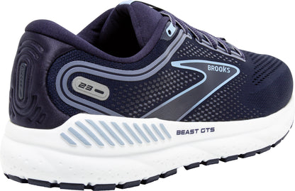 Brooks Beast GTS 23 WIDE FIT Mens Running Shoes - Navy