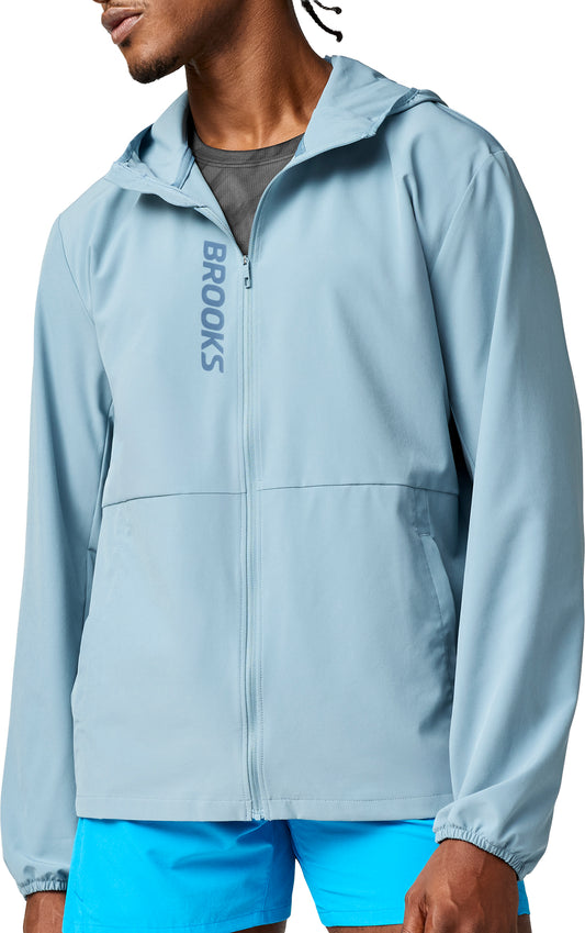 Brooks Canopy Mens Running Jacket - Blue