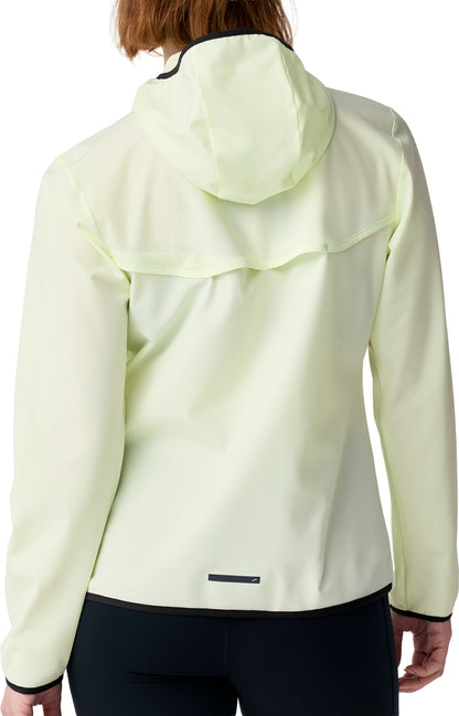 Brooks Canopy Womens Running Jacket - Yellow