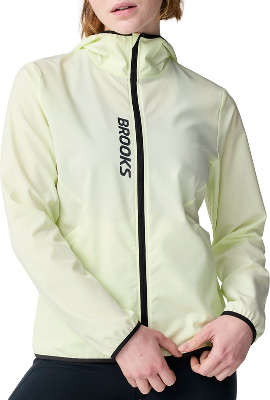 Brooks Canopy Womens Running Jacket - Yellow