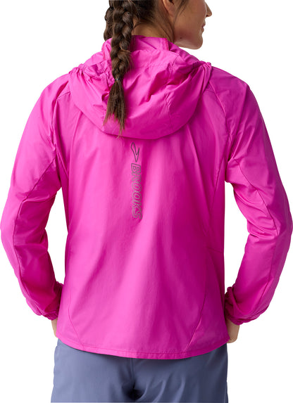 Brooks Canopy 2.0 Packable Womens Running Jacket - Pink