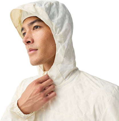 Brooks Canopy Reflective Mens Running Jacket - Cream