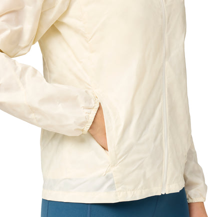 Brooks Canopy Reflective Womens Running Jacket - Cream