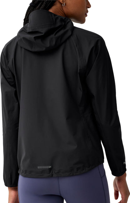 Brooks Canopy Waterproof Womens Running Jacket - Black