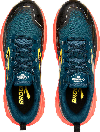 Brooks Cascadia 18 Mens Trail Running Shoes - Blue