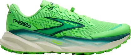 Brooks Cascadia 19 Mens Trail Running Shoes - Green
