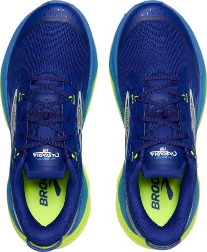 Brooks Cascadia 19 WIDE FIT Mens Trail Running Shoes - Blue