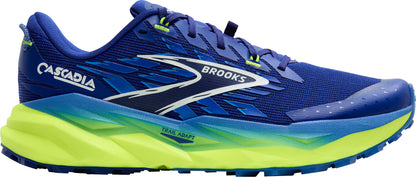 Brooks Cascadia 19 WIDE FIT Mens Trail Running Shoes - Blue