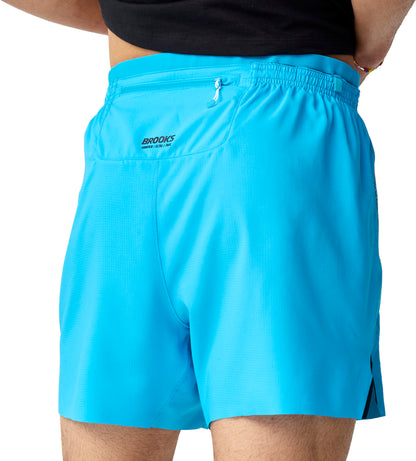 Brooks Cascadia Mens Running Shorts - Blue