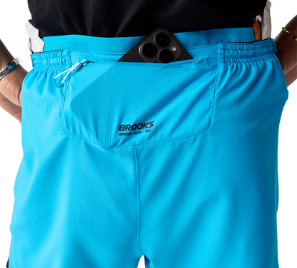 Brooks Cascadia Mens Running Shorts - Blue