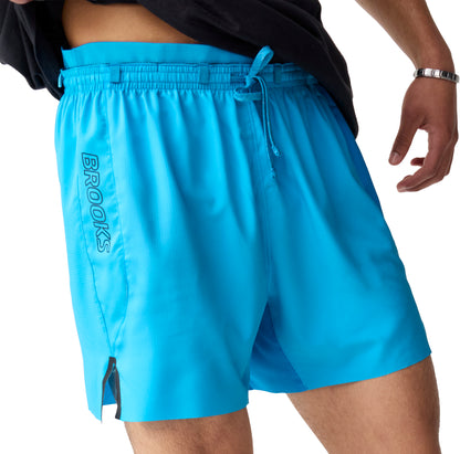 Brooks Cascadia Mens Running Shorts - Blue