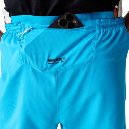 Brooks Cascadia Womens Running Shorts - Blue