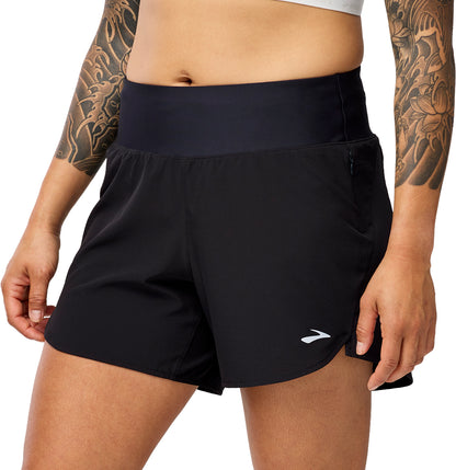 Brooks 5 Inch Chaser 2.0 Womens Running Shorts - Black