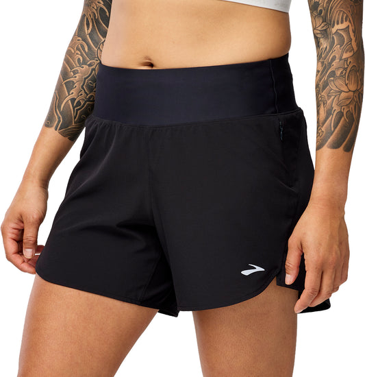 Brooks 5 Inch Chaser 2.0 Womens Running Shorts - Black