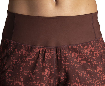Brooks Chaser 5 Inch Womens Running Shorts - Red