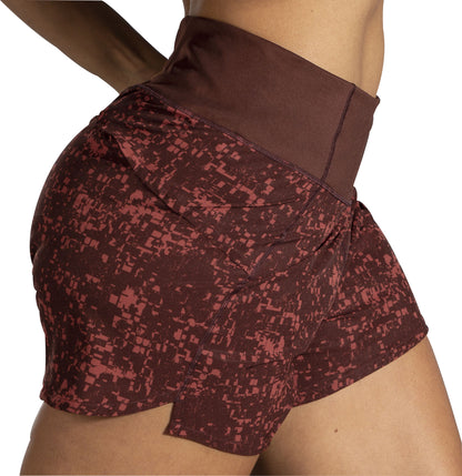 Brooks Chaser 5 Inch Womens Running Shorts - Red