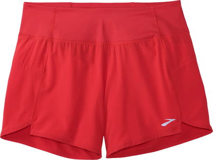 Brooks Chaser 5 Inch Womens Running Shorts - Red