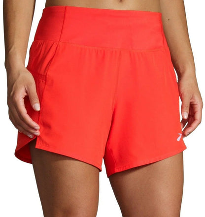 Brooks Chaser 5 Inch Womens Running Shorts - Red