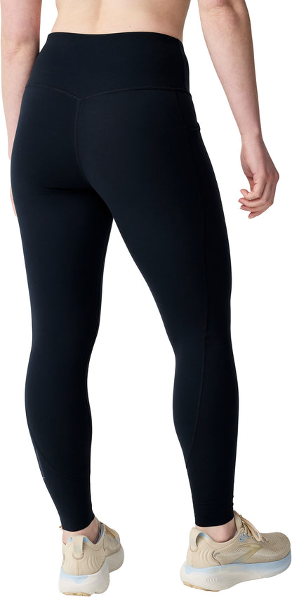 Brooks Chaser Womens 7/8 Running Tights - Black
