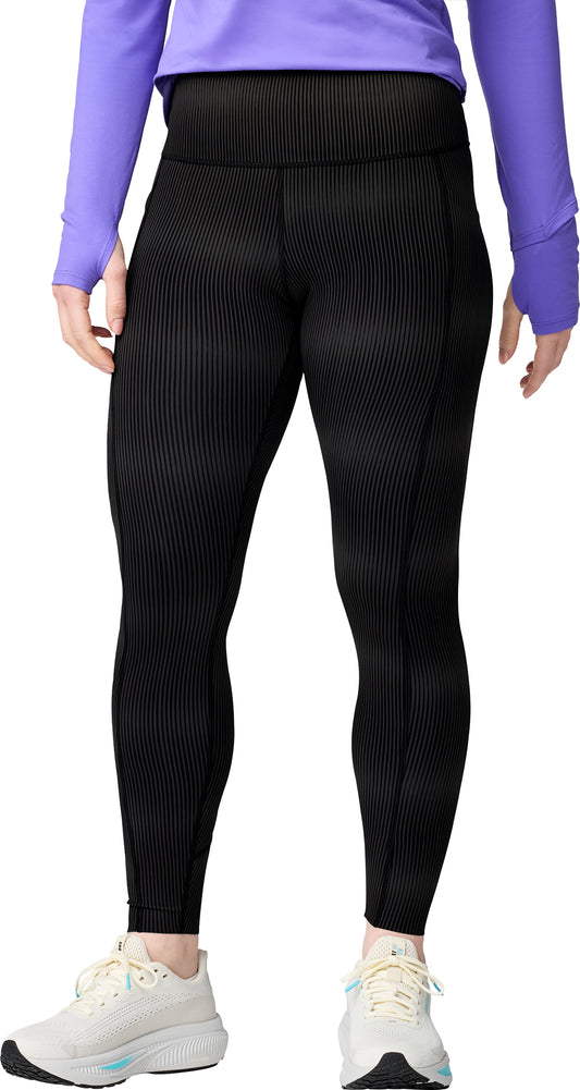 Brooks Chaser Womens 7/8 Running Tights - Black