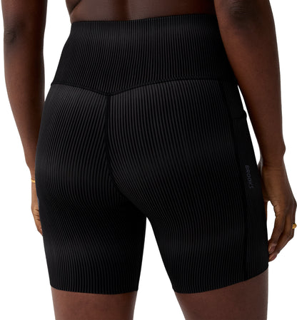 Brooks Chaser 7 Inch Womens Short Running Tights - Black